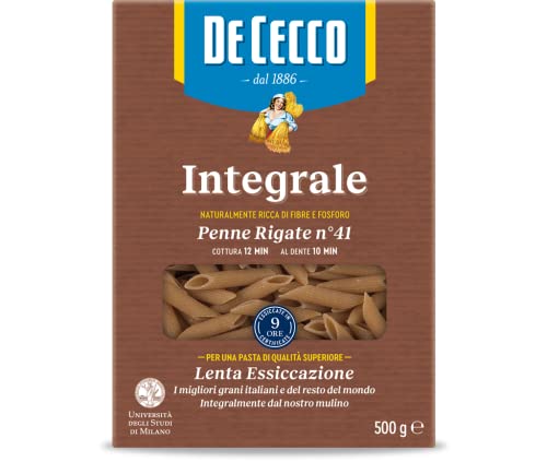 De Cecco Penne Rigate Integrali - 500 g