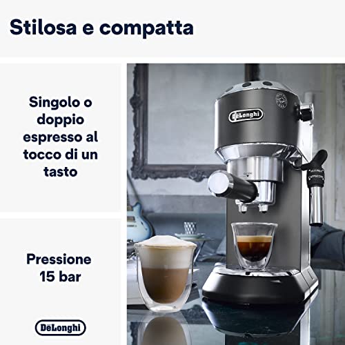 De Longhi Dedica EC685.BK Macchina da Caffè Espresso Manuale e Cap...