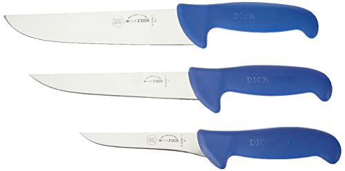 DICK 8255300 - Set di coltelli 3T Ergo Grip, in acciaio, blu, 48 x ...