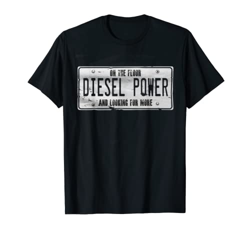 Diesel Power sul pavimento camion driver motore strumento camicia M...