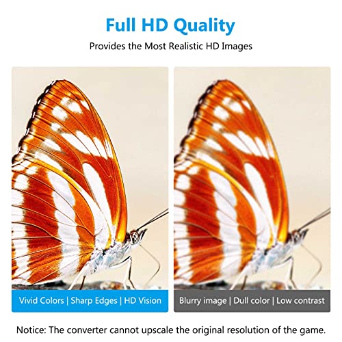 DIFCUL Convertitore da Wii a HDMI, Adattatore wii Hdmi Video Full H...