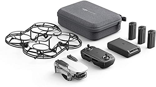 DJI Mavic Mini Combo Drone Leggero e Portatile, Batteria 30 Minuti, Distanza 2 Km, Gimbal 3 Assi, 12 MP, Video HD 2.7K, EU Plug