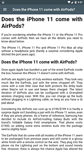 Does the iPhone 11 come with AirPods?...