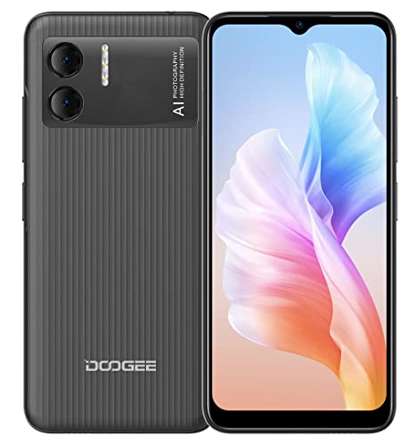 DOOGEE Android 12 Smartphone Offerta X98 PRO, 6,52   HD+ Telefono Cellulare, Helio G25 Octa Core 4GB RAM+64GB ROM (SD esterna 1TB), Doppia Fotocamera 12MP, DUAL SIM, GPS Sblocco Facciale Nero