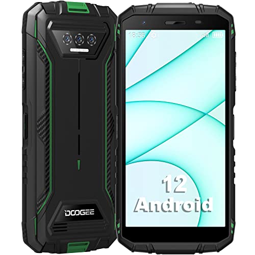 DOOGEE S41 Rugged Smartphone 2022, 6300mAh Big Batteria Android 12 Telefono Robusto 5.5  HD 6GB +16GB (TF 1TB), Dual SIM Rugged Phone, IP68   IP69K, GPS Tripla Fotocamera 8MP+2MP+2MP