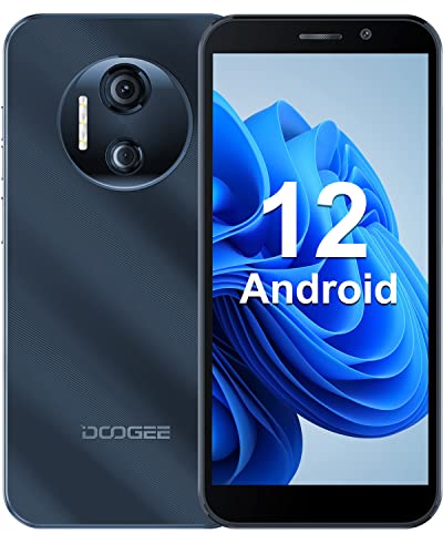DOOGEE X97 Pro Smartphone Offerta (2022), 4 GB RAM + 64 GB ROM, Android 12, Batteria 4200 mAh, Display 6.0  HD, Doppia Fotocamera 12MP, 4G Dual SIM, NFC GPS OTG Face ID Telefono Cellulare Nero