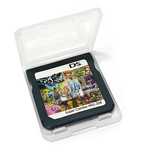 DS Giochi 208 in 1 Giochi DS Giochi NDS Carta da gioco Cartuccia Su...