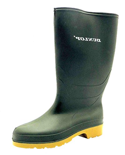 Dunlop Dull, Stivali di Gomma Unisex Adulto, Green, 39 EU...