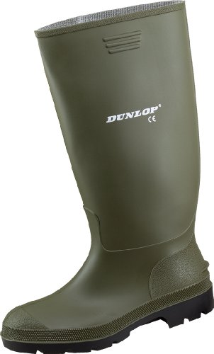 Dunlop Pricemastor, Stivali di Gomma Unisex-Adulto, Verde, 43 EU