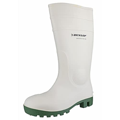 Dunlop Protective Footwear Protomastor Safety Unisex Adulto Stivali di Gomma, Bianco 44 EU