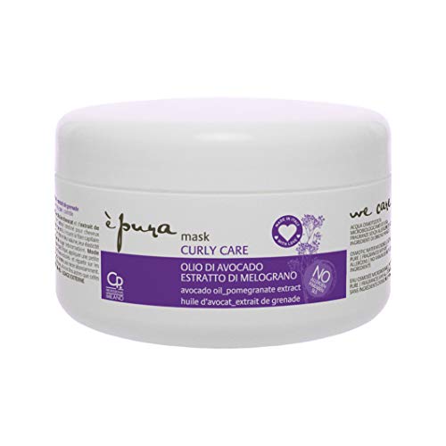 È Pura - Maschera Curly Care - Trattamento Professionale Intensivo per Capelli Ricci Naturali e Con Permanente - 250 ml