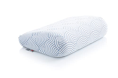 EASE by TEMPUR cuscino per dormire in memory foam, cuscino ergonomico di sostegno al collo per ogni posizione di riposo, 50 x 31 x 10.5 cm