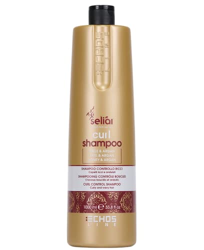 Eclat Curl Oil 1000ml Seliar, shampoo controllo ricci con miele e olio di argan