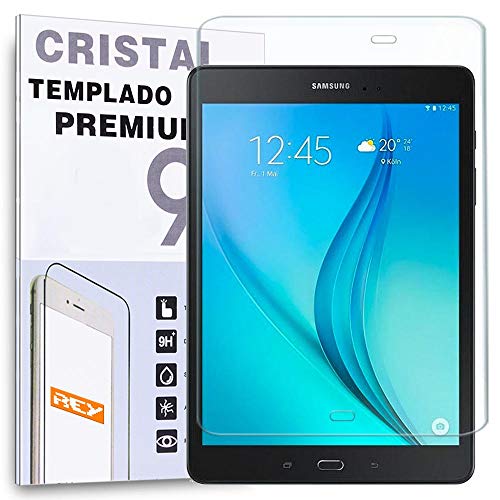 ELECTRÓNICA REY Pellicola salvaschermo per Samsung Galaxy Tab A 9.7  T550 T555, Vetro temperato, di qualità Premium