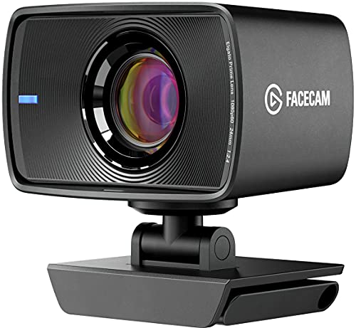 Elgato Facecam - Webcam Full HD 1080p60 per streaming live, gaming, videochiamate, sensore Sony, correzione avanzata della luce, controllo stile DSLR, funziona con OBS, Zoom, Teams e altro, per PC Mac