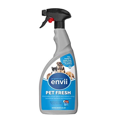 envii Pet Fresh – Neutralizzatore Spray Detergente per Odori Cani e Smacchiatore - Urina per Cani e Odore Gatto Rimozione (750ml)