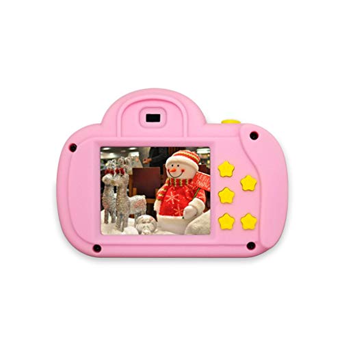 EUCoo Fotocamera Digitale per Bambini HD 1280P,Chip CMOS Pixel da 16,0,Zoom 8X,Funzionamento Semplice e Aspetto Carino,Macchina Fotografica Giocattolo