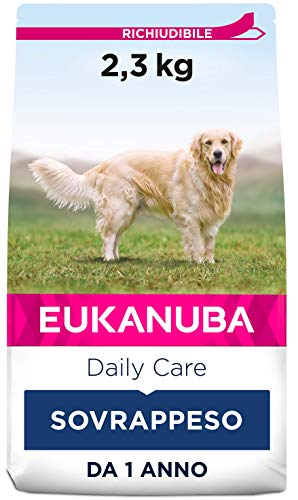 Eukanuba Daily Care Alimento Secco per Cani Adulti in Sovrappeso e Sterilizzati, 2,5 kg