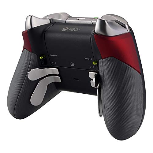 eXtremeRate Grip Cover per Xbox One Elite Controller Pannello Laterale Pezzi Ricambio per Xbox One Elite Joystick(Model 1698)-Rosso