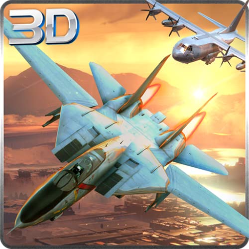 F16 e F18 Jet Fighter Adventure Simulator 3D: Dogfight Air Attack Combat Flight Survival Hero Gioco aereo Force 2018