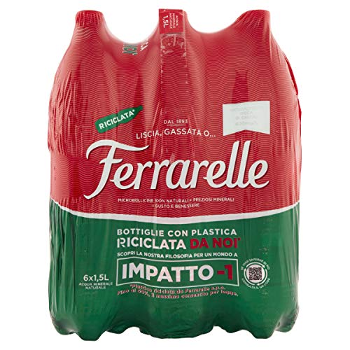 Ferrarelle Acqua Minerale Naturale, 6 x 1.5L