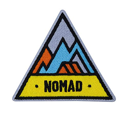 Finally Home Adventure Collection: Nomad Zelten in montagna toppa da stirare, per escursionismo e attività all aria aperta, toppa da stirare, toppa da escursionismo, toppa da adatta anche per zaini