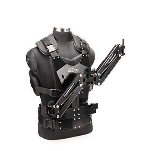 FLYCAM Galaxy Dual Arm and Vest Body Mounted Steadycam per stabilizzatore portatile per videocamera videocamera fino a 10kg 22lbs (GLXY-AV)