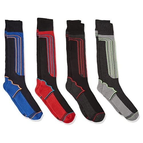 FM London Thermal Ski Socks Multipack Calcetines Altos, Multicolor ...