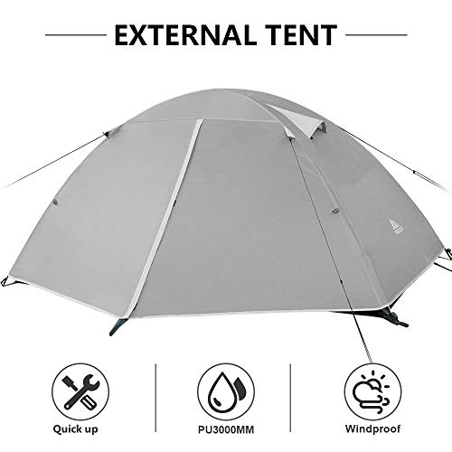 Forceatt Tenda Campeggio 1-2 Posti con 100% Anti UV And Impermeabil...