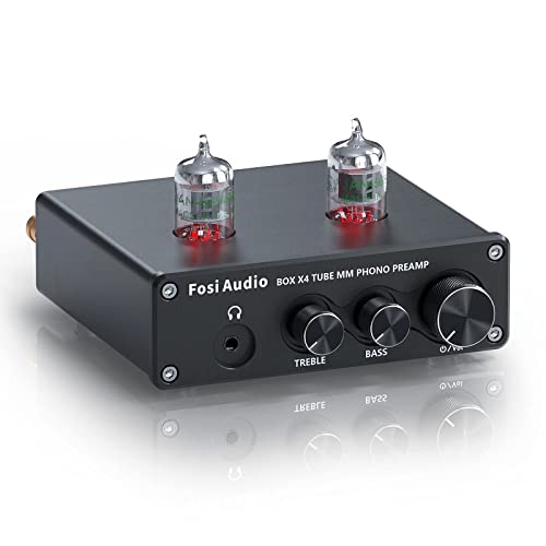 Fosi Audio Box X4 Phono Preamp Amplificatore per cuffie Preamplific...