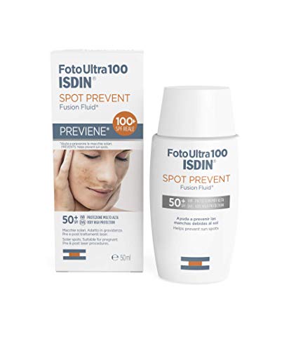 FotoUlta100 ISDIN Spot Prevent SPF50+ Fusion Fluid Protezione molto Alta | Previene le macchie | 50ml