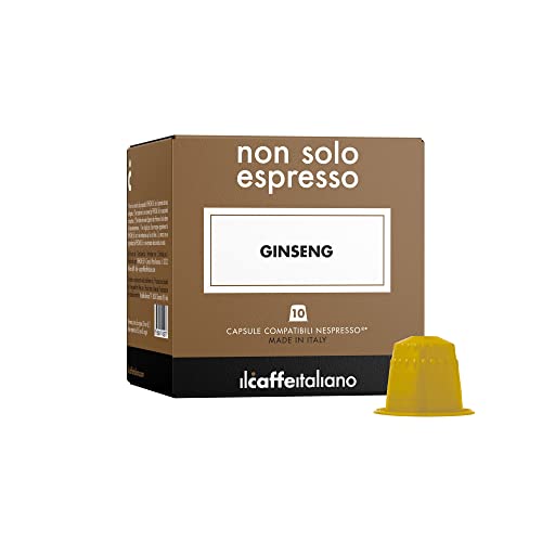 FRHOME - Capsule - Compatibili Con Macchine Da Caffè Nespresso Il Caffè Italiano, Ginseng, 80 Unità