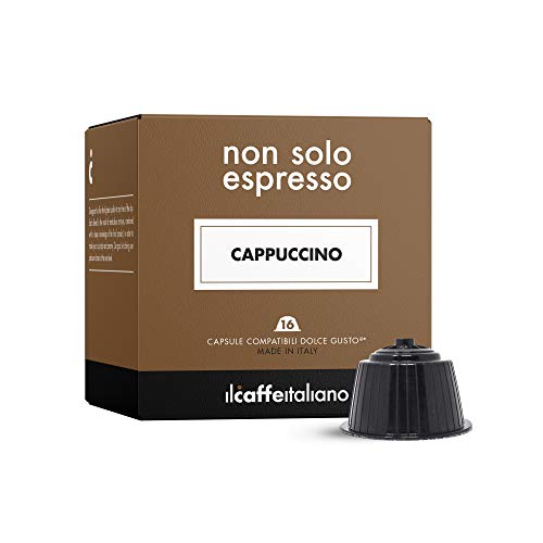 FRHOME - Il Caffè Italiano - Capsule Compatibili con Dolce gusto 48 Capsule - Cappuccino