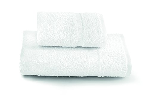 Gabel Tintunita & Co Set Asciugamani, 100% Cotone, 420 gr per mq, Bianco, 100 x 60 cm