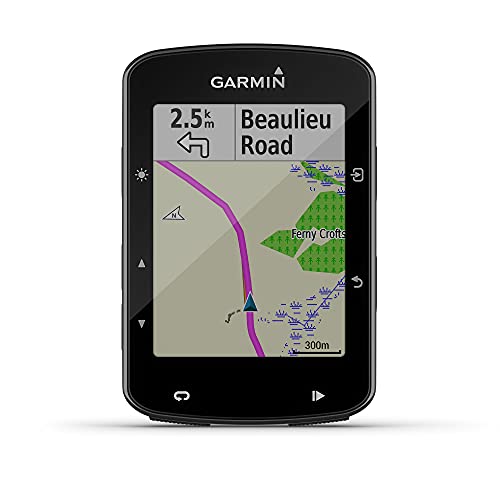 Garmin 520 Edge Plus Ciclocomputer cartografico con GPS, Cycle Map Europa e connettività smart, Display 2.3  , Impermeabile IPX7, Nero