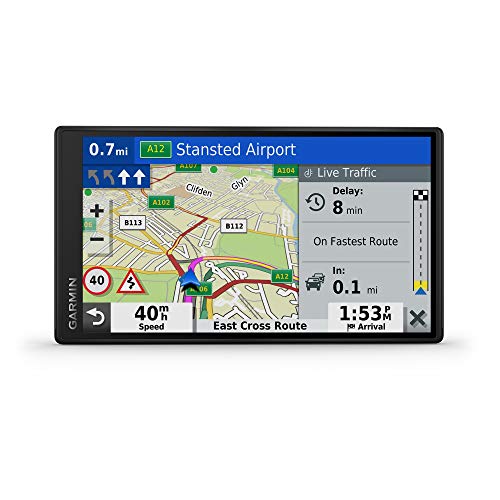 Garmin DriveSmart 55 MT-D EU Navigatore Auto con Mappa Europa 3D, Schermo Touch 5.5 , Vivavoce, Infotraffico Digital DAB e Servizi Live via Smartphone