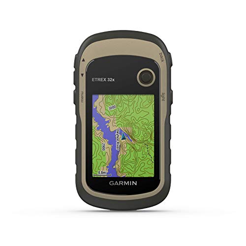 Garmin ETREX 32x - Navigatore portatile a colori da 2,2  e mappa TopoActive preinstallata, GPS GLONASS, Altimetro barometrico, 8 GB espandibili