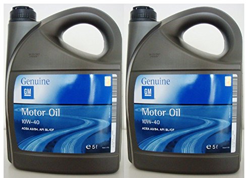 General Motor oil semisintetico 10w40 ACEA A3 B4 API SL CF 2 taniche da 5L = 10L