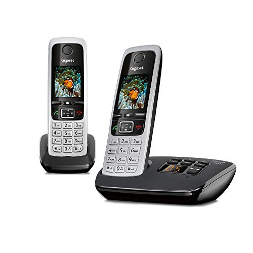 Gigaset L36852-H2522-B101 C430A Duo Telefono Cordless con Display a Colori TFT da 1.8  , Vivavoce, Segreteria Telefonica [Germania] [Versione tedesca]