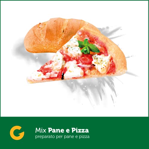 Giusto Mix di Farine Senza Glutine per Pane e Pizza, Include i Pela...