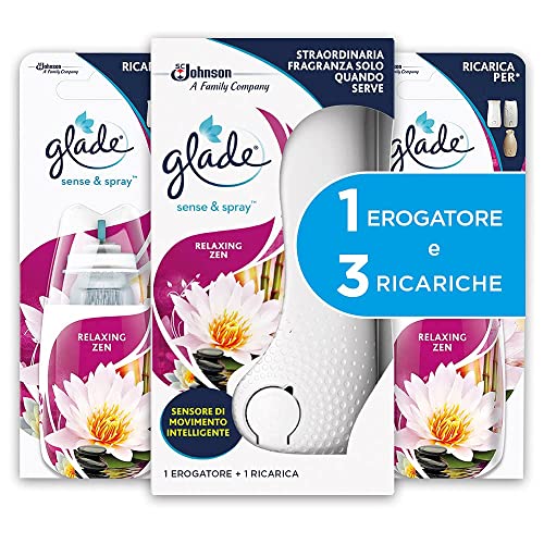 Glade Sense & Spray Profumatore per Ambienti con Olii Essenziali e ...