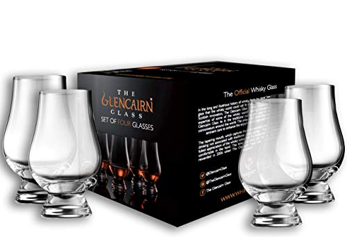 Glencairn Bicchiere da Whisky, Set da 4 in Confezione Regalo da 4 in Cartone