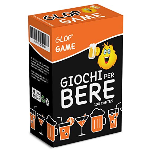 GLOP Game - Giochi da Tavolo Adulti - Giochi Alcolici per Feste - Giochi di Carte Adulti - Giochi per Bere - Addio al Nubilato - Addio al Celibato - Dinking Game - Idee Regalo