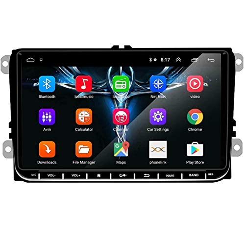 GOFORJUMP 2 DIN Android 9 GPS Navigatore per Auto Radio Stereo Lettore multimediale per Bora Golf VW Polo Volkswagen Passat B6 B7 Touran