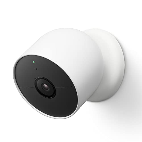Google Nest Cam (A Batteria) Telecamera Di Sicurezza Interna Ed Esterna, Bianco, ‎‎8.3 x 8.3 x 8.3 cm; 398 grammi
