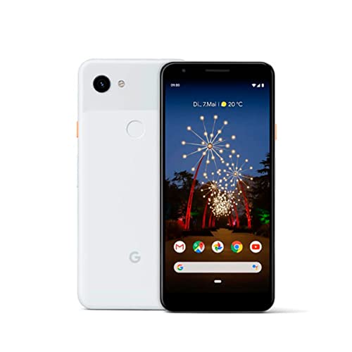 Google Pixel 3A Smartphone Android 9.0, Mono SIM, 64 GB memoria (non espandabili), Bianco (Clearly White)