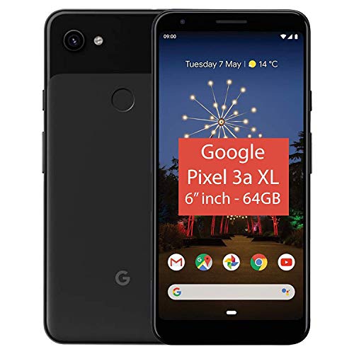 Google Pixel 3A XL da 64 GB, smartphone Android 9.0 (3A XL, colore nero “Just Black”) (Ricondizionato)
