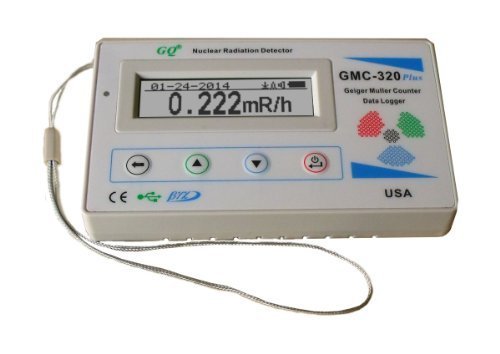 GQ - Contatore Geiger Plus GMC-320, rilevatore delle radiazioni nucleari, misuratore dei raggi X Beta Gamma (UK)