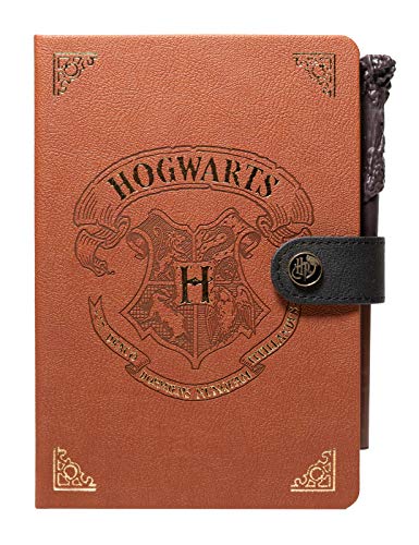 Grupo Erik Quaderno A5 Harry Potter con Penna a forma di Bachetta Magica, Notebook Quaderno Puntinato