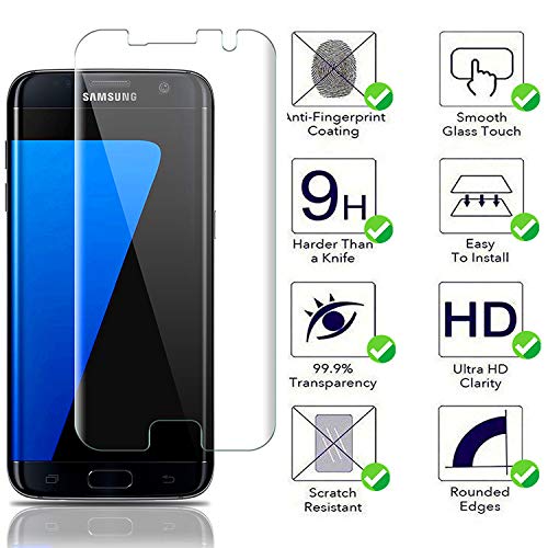 Haikingmoon Pellicola Protettiva Samsung S7 Edge,[3 Pack] 9H Durezz...